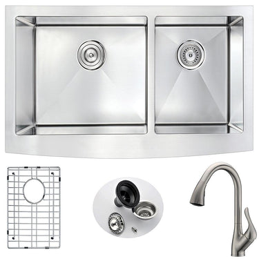 ANZZI ELYSIAN Series K36203A-031B Kitchen Sink Kitchen Sink ANZZI